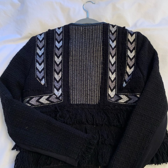 Rebecca Taylor chevron fringe blazer - Picture 6 of 7